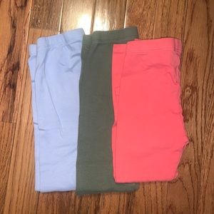 3 pack of Crazy 8 size 2T toddler girl leggings